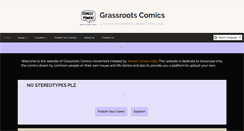 Desktop Screenshot of grassrootscomics.net